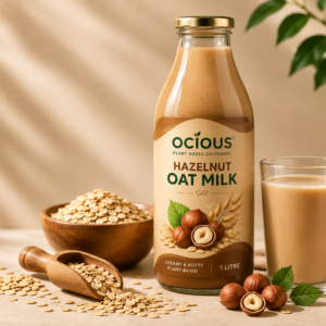 Home OCIOUS Hazelnut Oat Milk – Creamy, Nutty & Delicious